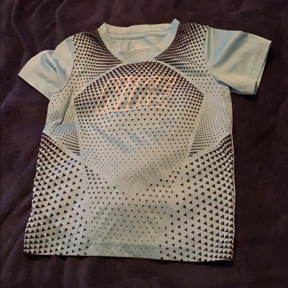 Boys baby blue Nike shirt